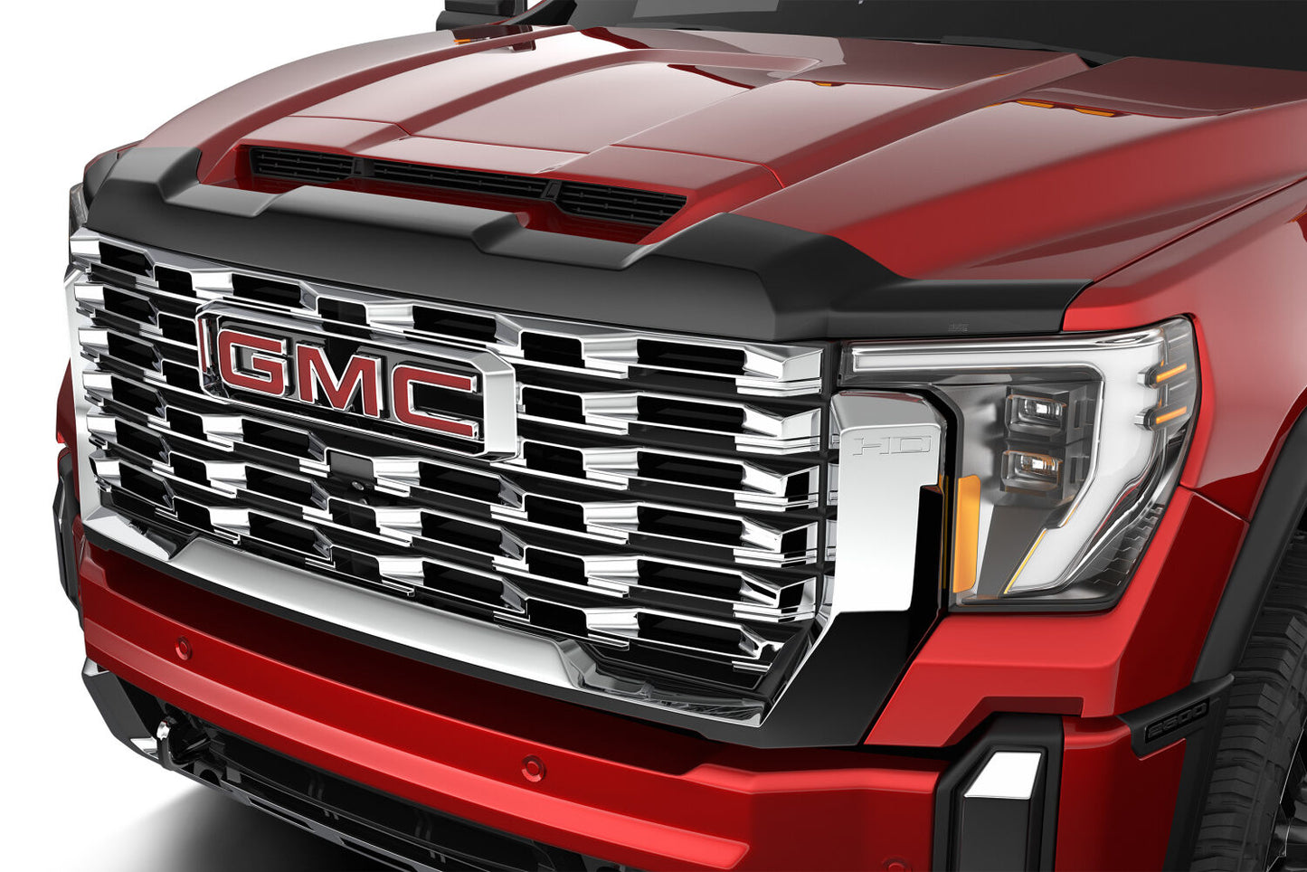 Aeroskin Hood Protector Smoke For 2019-2026 Sierra 1500 Husky Liners
