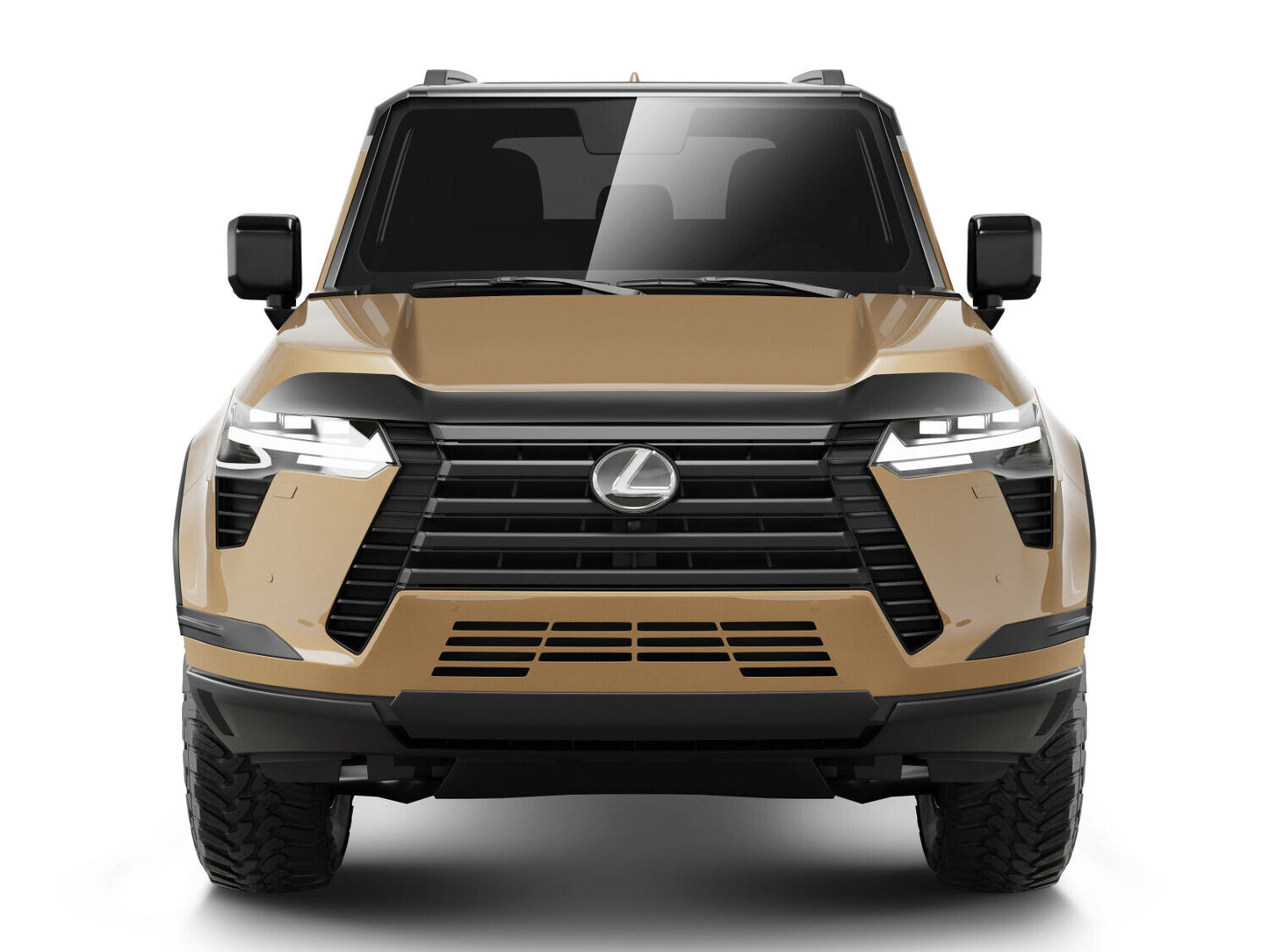 Aeroskin Hood Protector Smoke 24-26 Lexus GX550 Husky Liners
