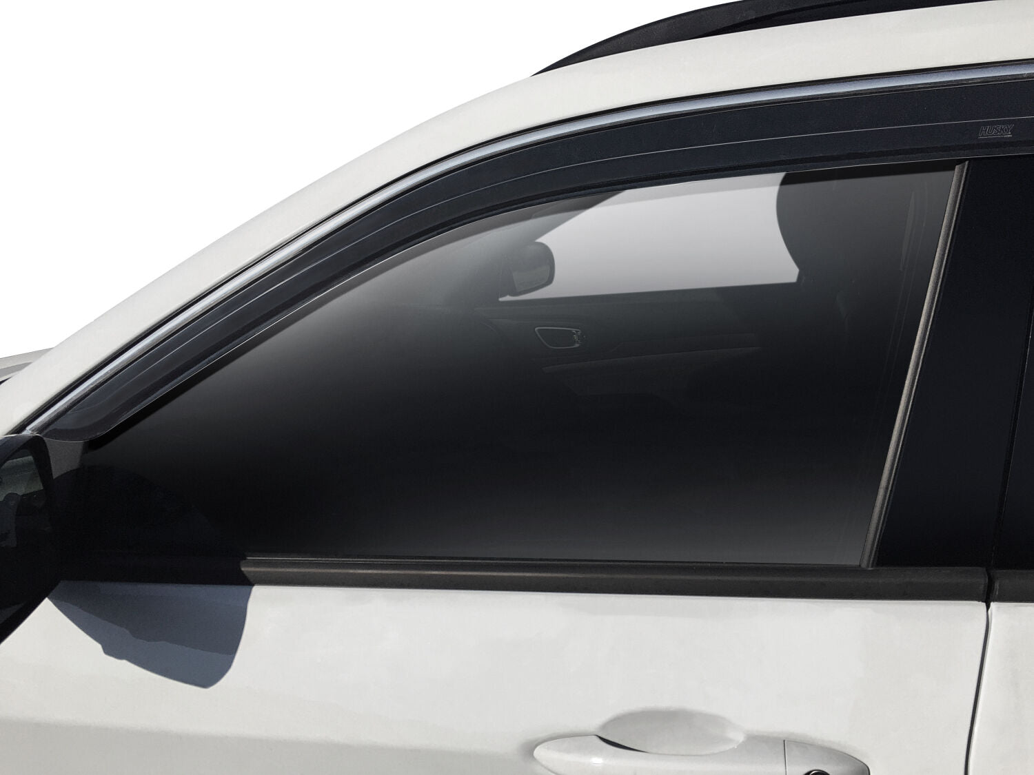 Low Profile Ventvisor Deflector Smoke Outside Mount 2 Piece For 1999-2016 F-250 Super Duty Husky Liners