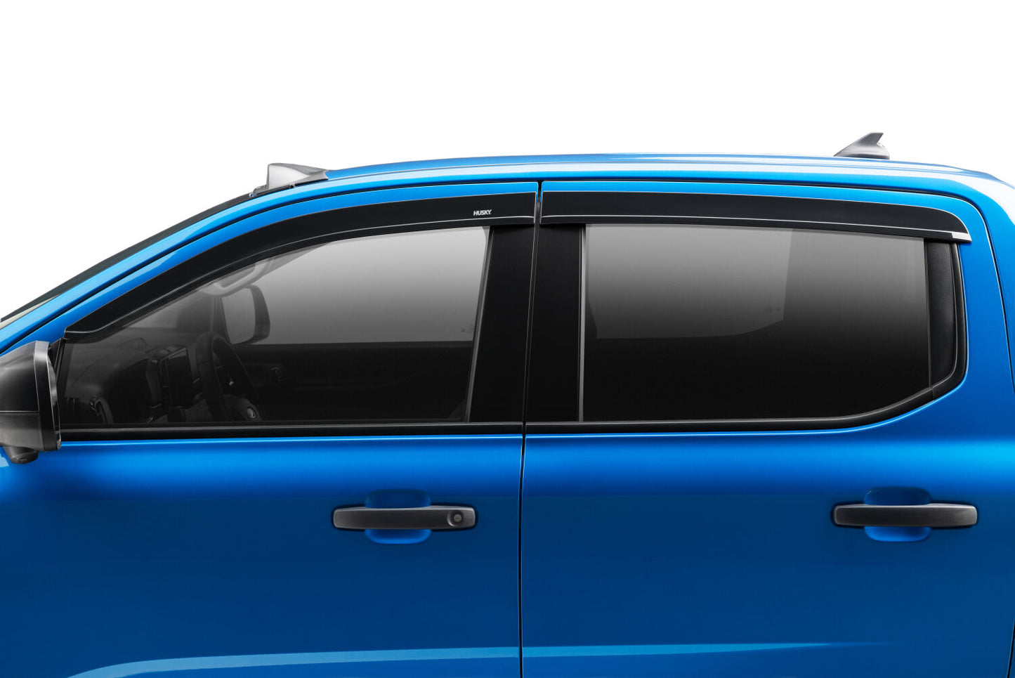 Low Profile Ventvisor Deflector Smoke Outside Mount 4 Piece For 2019-2025 Ranger Husky Liners