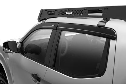Low Profile Ventvisor Deflector Smoke Outside Mount 4 pc. Smoke 14-26 Nissan NP300 / Nissan NP300 Frontier Husky Liners