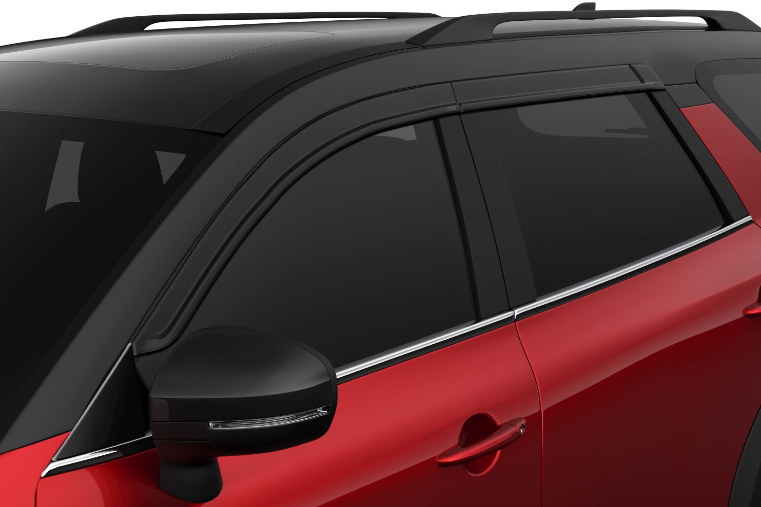 Low Profile Ventvisor Deflector Smoke Outside Mount 4 Piece For 2022-2024 Pathfinder Husky Liners