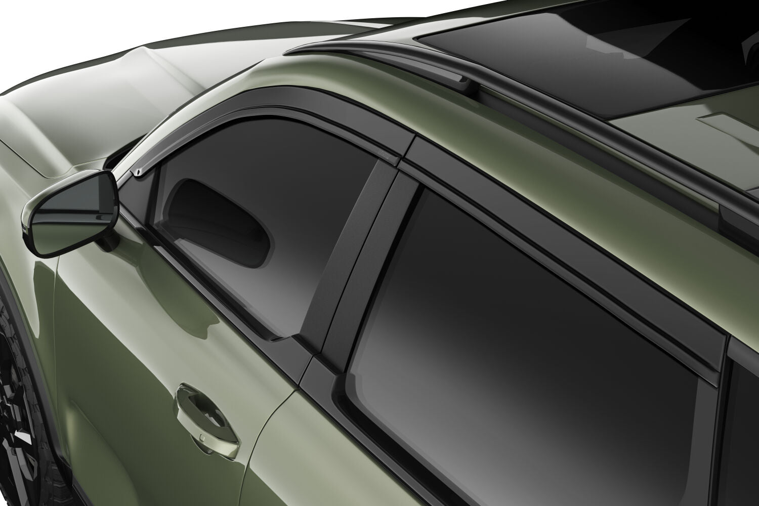 Low Profile Ventvisor Deflector Smoke Outside Mount 4 Piece For 2020-2025 Telluride Husky Liners