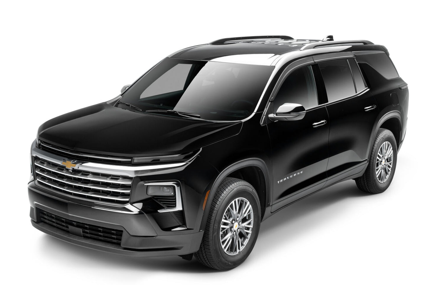 Low Profile Ventvisor Deflector Smoke Outside Mount 4 Piece For 2024-2025 Traverse Husky Liners