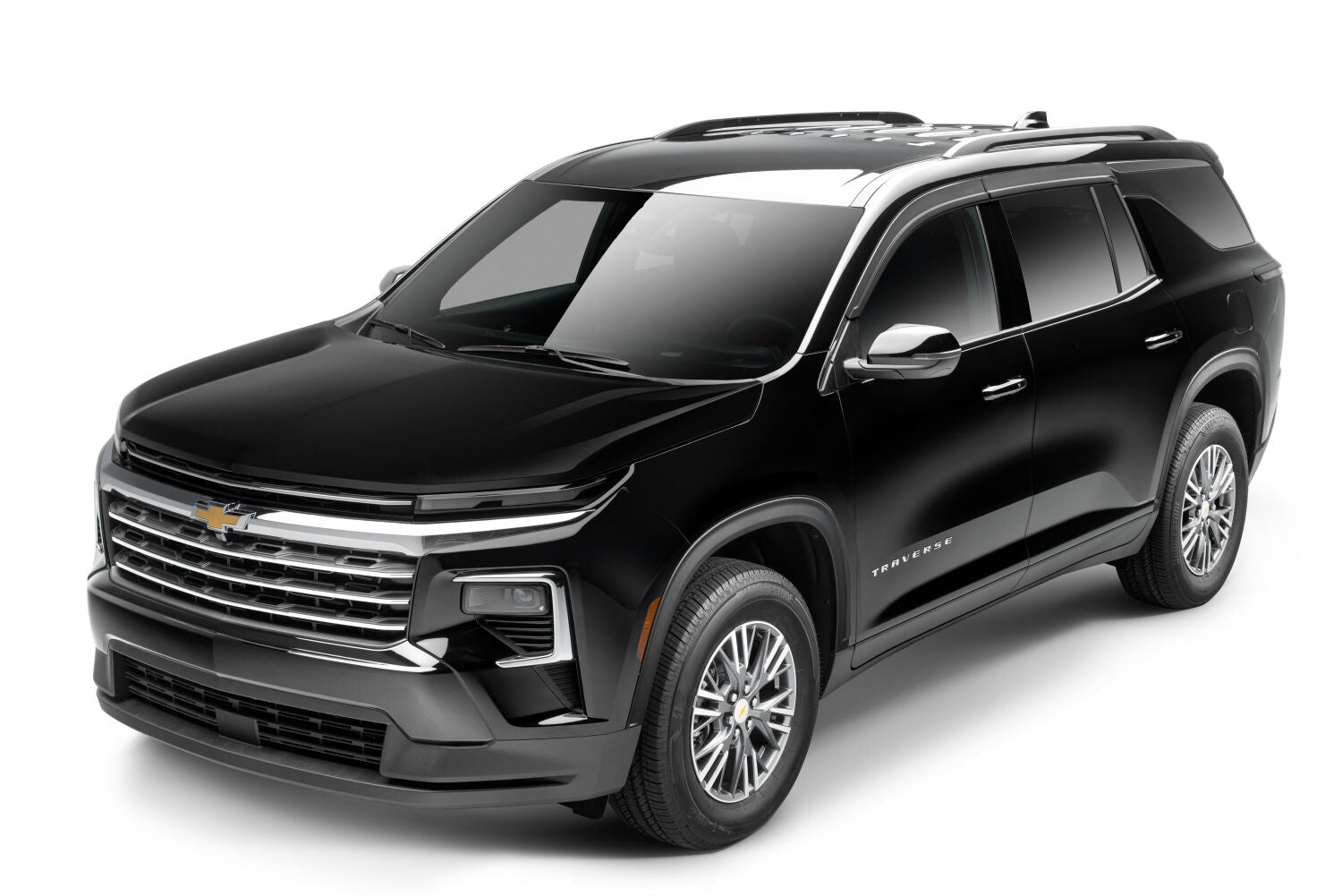 Low Profile Ventvisor Deflector Smoke Outside Mount 4 Piece For 2024-2025 Traverse Husky Liners