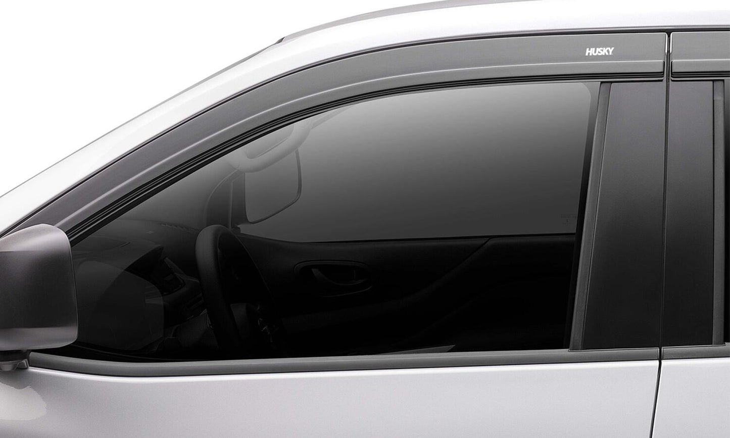 Low Profile Ventvisor Deflector Smoke Outside Mount 4 Piece For 2024-2025 Grand Highlander Husky Liners