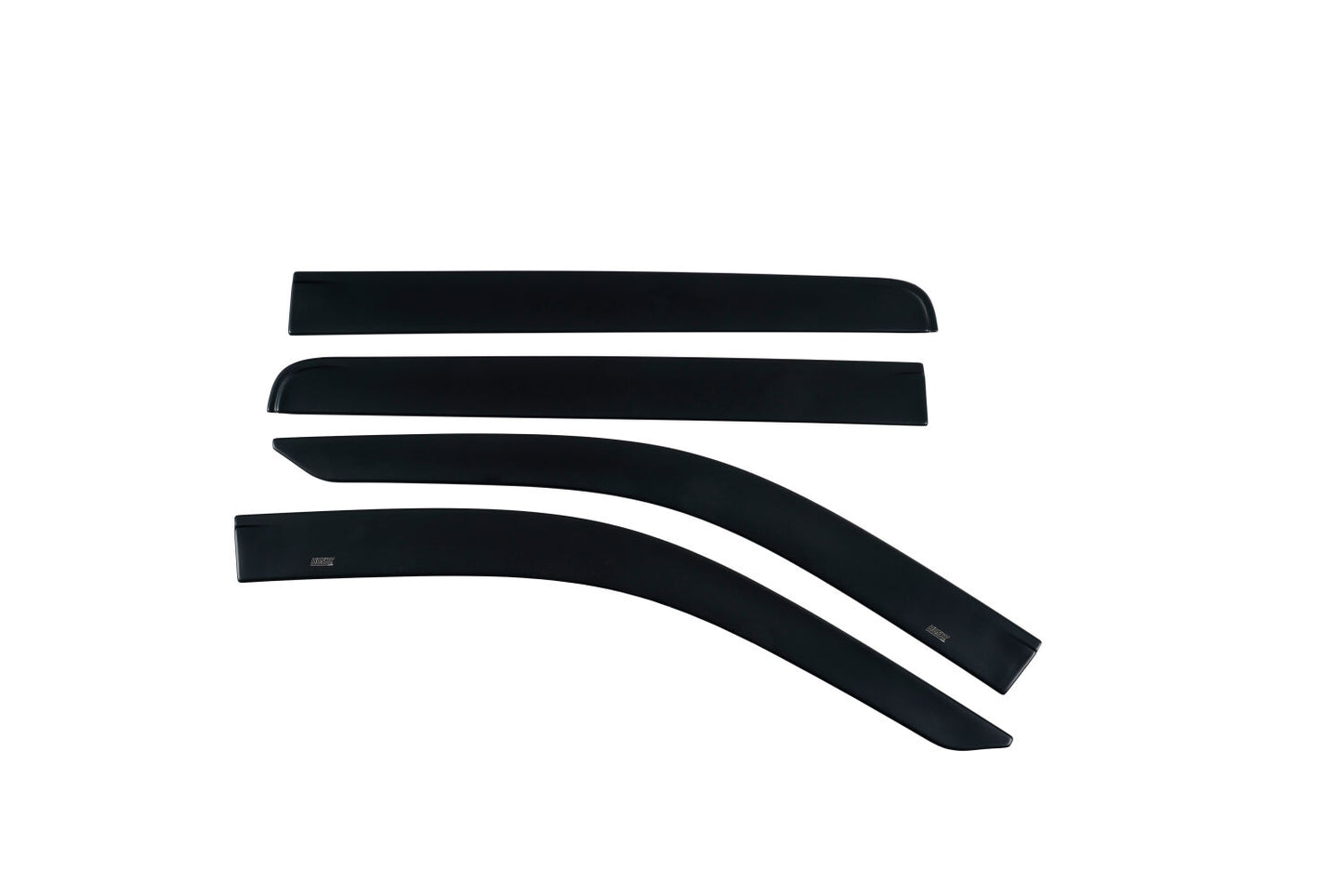 Low Profile Ventvisor Deflector Matte Black Outside Mount 4 Piece For 2016-2024 TITAN XD Husky Liners