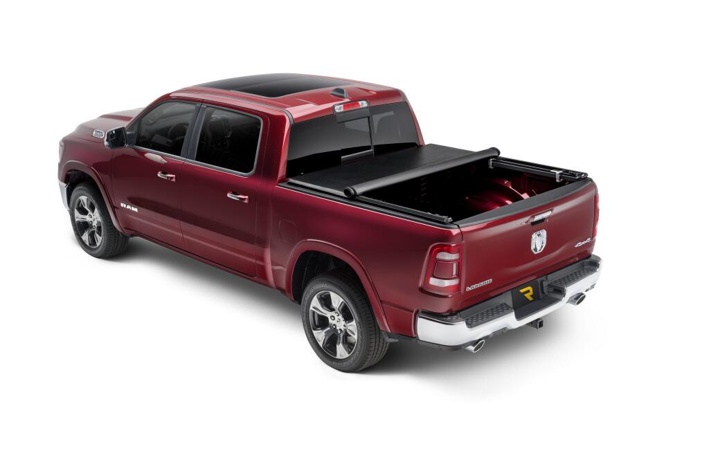 TruXport Tonneau Cover Black 2019-2027 (New Body Style) Ram 1500 6 Foot 4 Inch Bed without RamBox with or without Multifunction Tailgate Truxedo