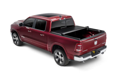 TruXport Tonneau Cover Black 2019-2027 (New Body Style) Ram 1500 6 Foot 4 Inch Bed without RamBox with or without Multifunction Tailgate Truxedo