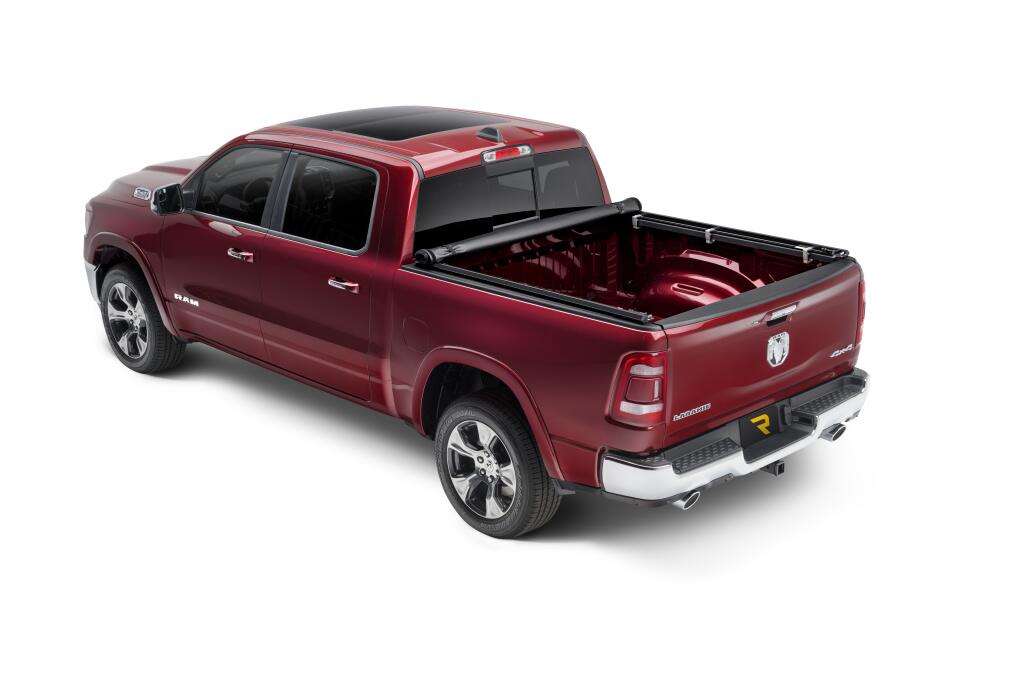 TruXport Tonneau Cover Black 2019-2027 (New Body Style) Ram 1500 6 Foot 4 Inch Bed without RamBox with or without Multifunction Tailgate Truxedo