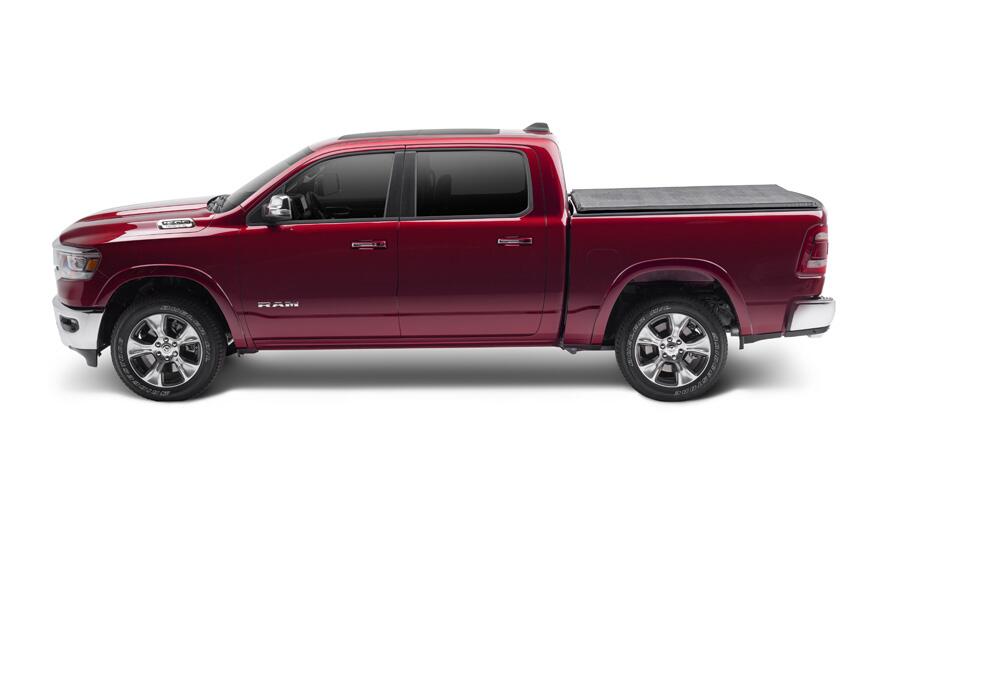 TruXport Tonneau Cover Black 2019-2027 (New Body Style) Ram 1500 6 Foot 4 Inch Bed without RamBox with or without Multifunction Tailgate Truxedo