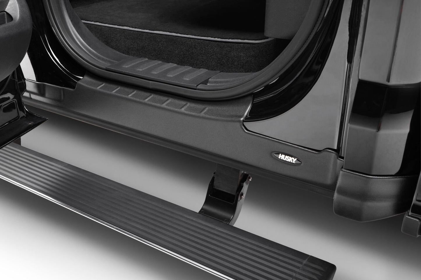 Trail Armor Rocker Panel Black, Incl. Side Panels/Sill Plate Cover For 2015-2022 F-150, F-250 Super Duty, F-350 Super Duty, F-450 Super Duty Husky Liners