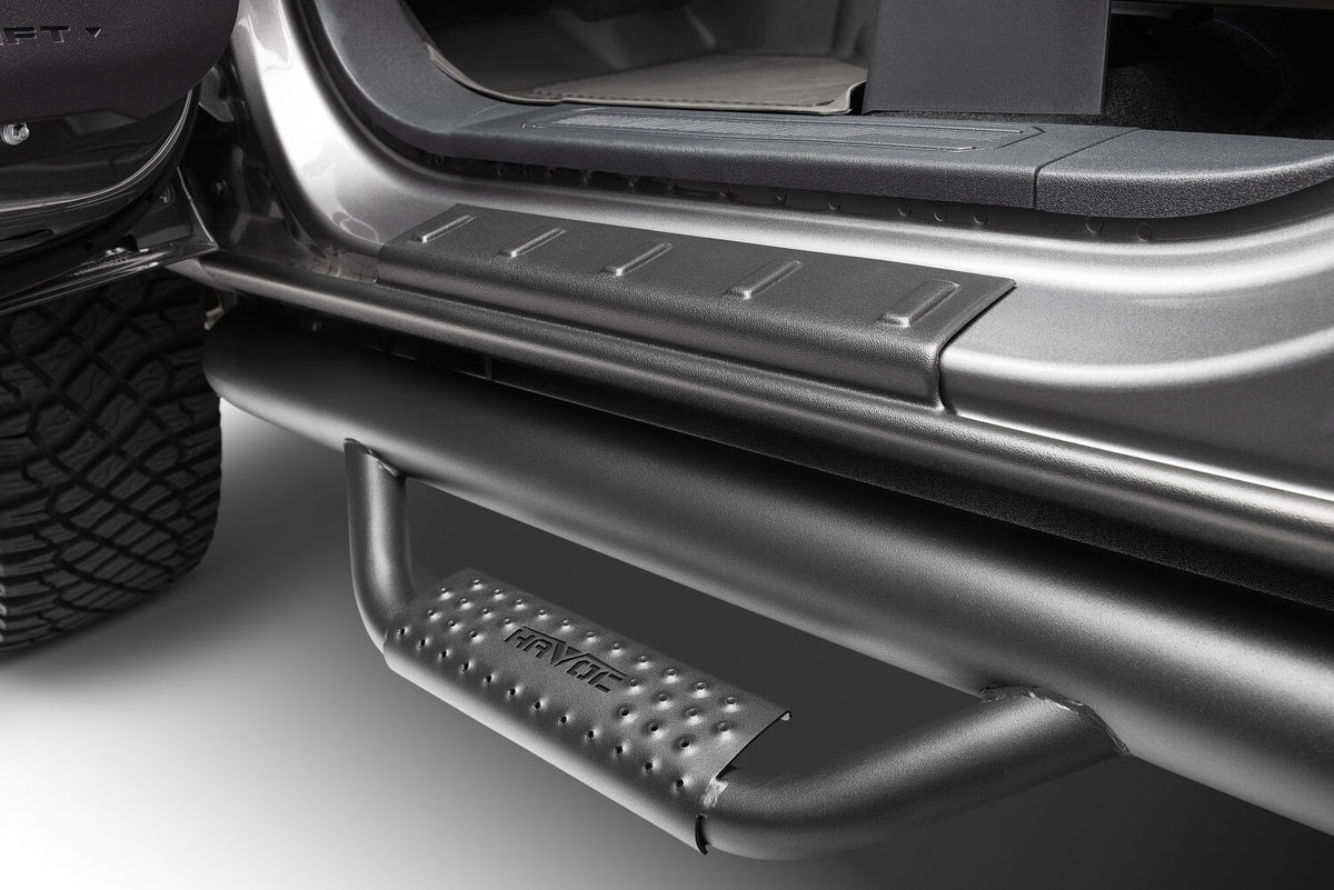 Trail Armor Rocker Panel Black, Incl. Side Panels/Sill Plate Cover For 2014-2019 Silverado 1500/1500 LD/2500 HD/3500 HD, Sierra 1500/1500 Limited/2500 HD/3500 HD Husky Liners
