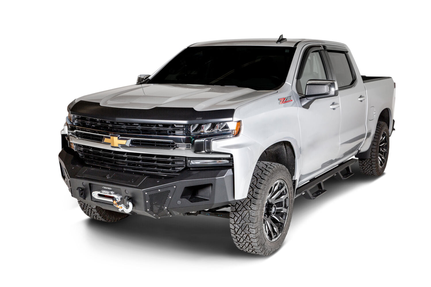 Aeroskin Hood Protector Matte Black Low Profile For 2007-2013 Silverado 1500 Husky Liners