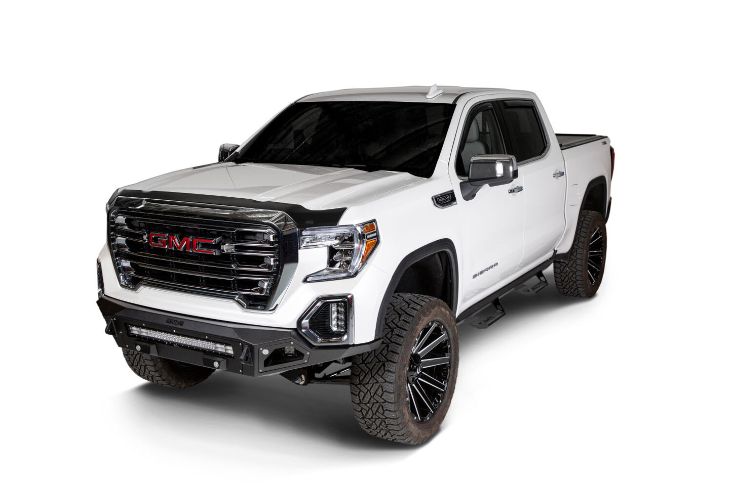 Aeroskin Hood Protector Matte Black Low Profile For 2014-2019 Sierra 1500/1500 Limited Husky Liners