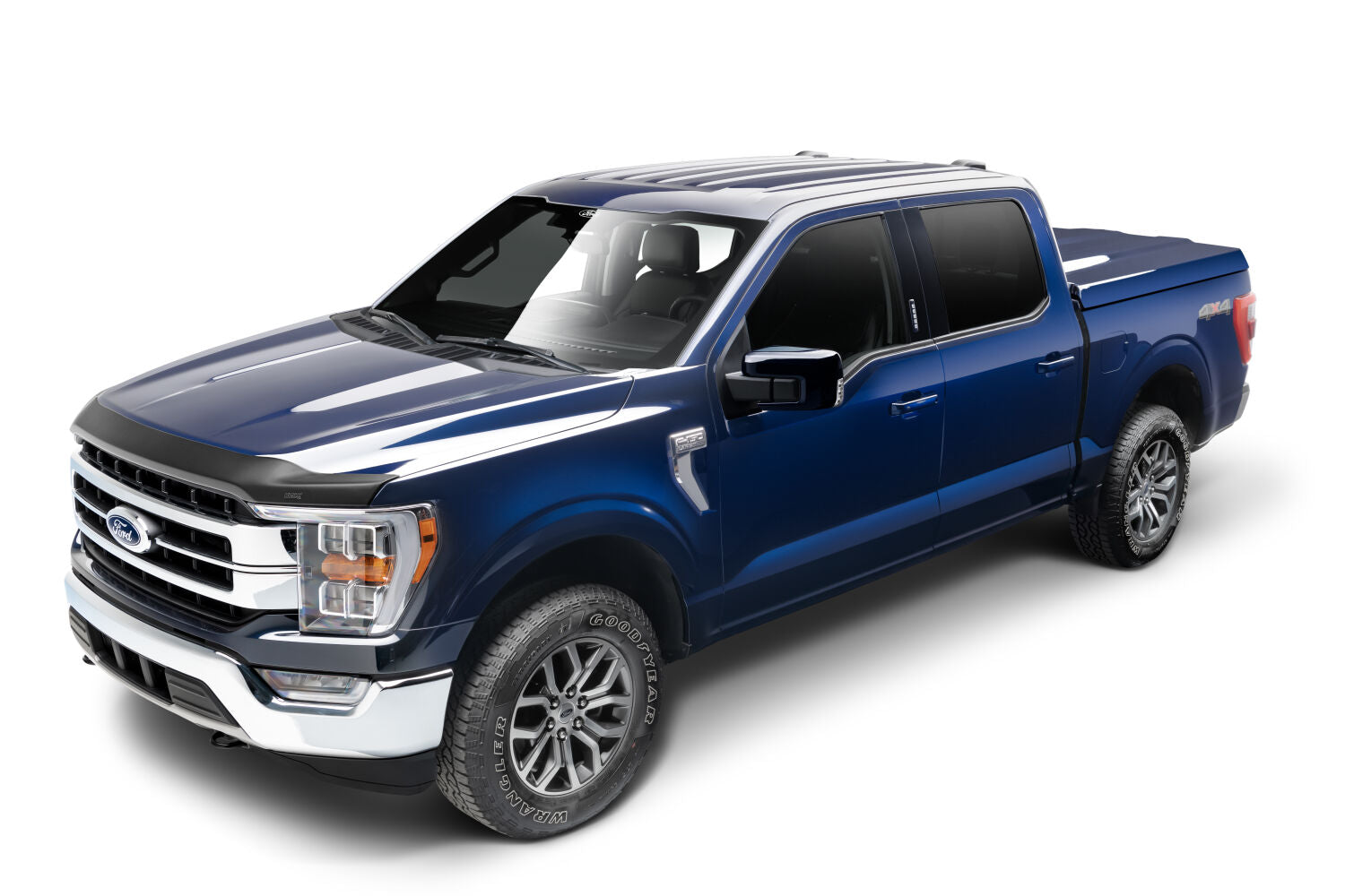 Aeroskin Hood Protector Matte Black Low Profile For 2021-2025 F-150 Husky Liners