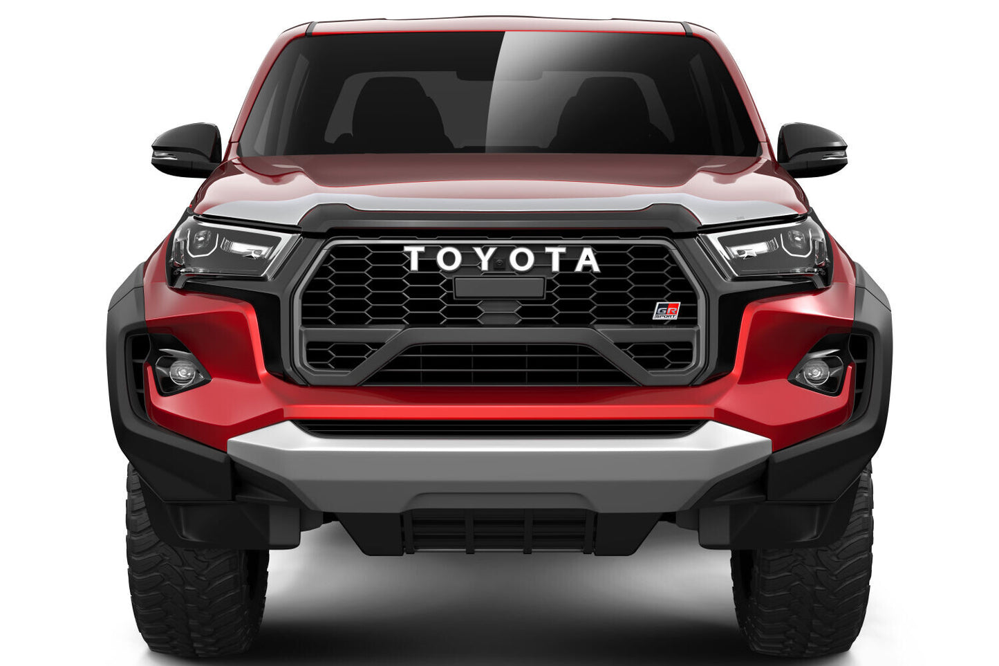 Aeroskin Hood Protector Chrome 20-26 Toyota Hilux Husky Liners