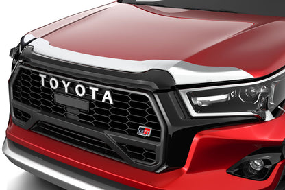 Aeroskin Hood Protector Chrome 20-26 Toyota Hilux Husky Liners