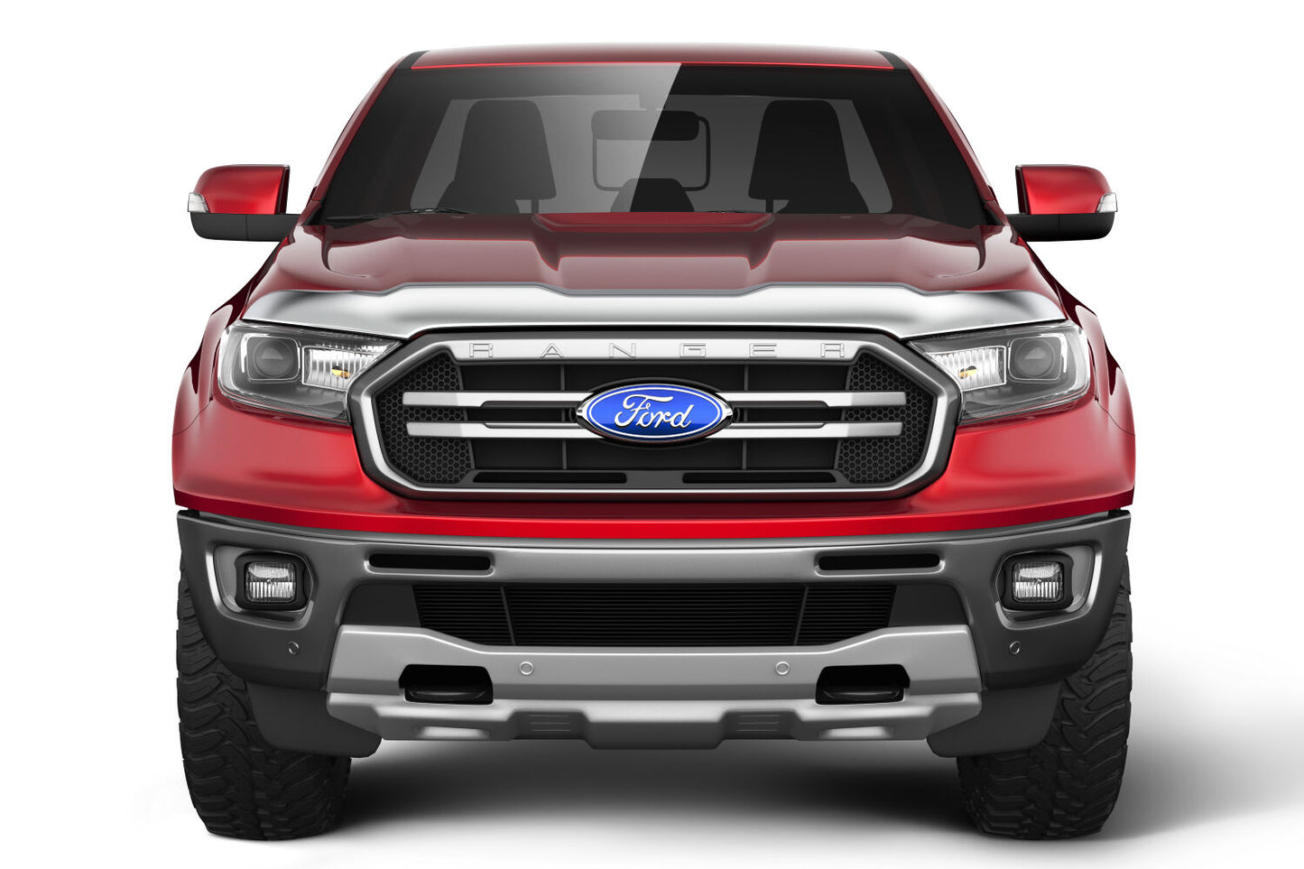 Husky Aeroskin Hood Protector -Chrome For 2024-2026 Ranger Husky Liners