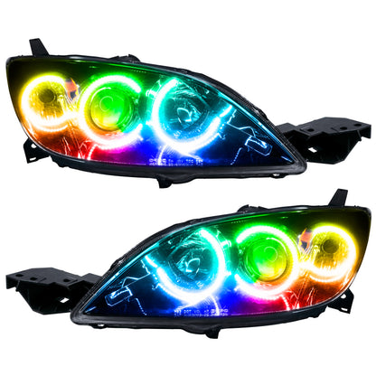 Oracle 04-09 Mazda 3 SMD HL - 4DR - Halogen Style - ColorSHIFT w/o Controller