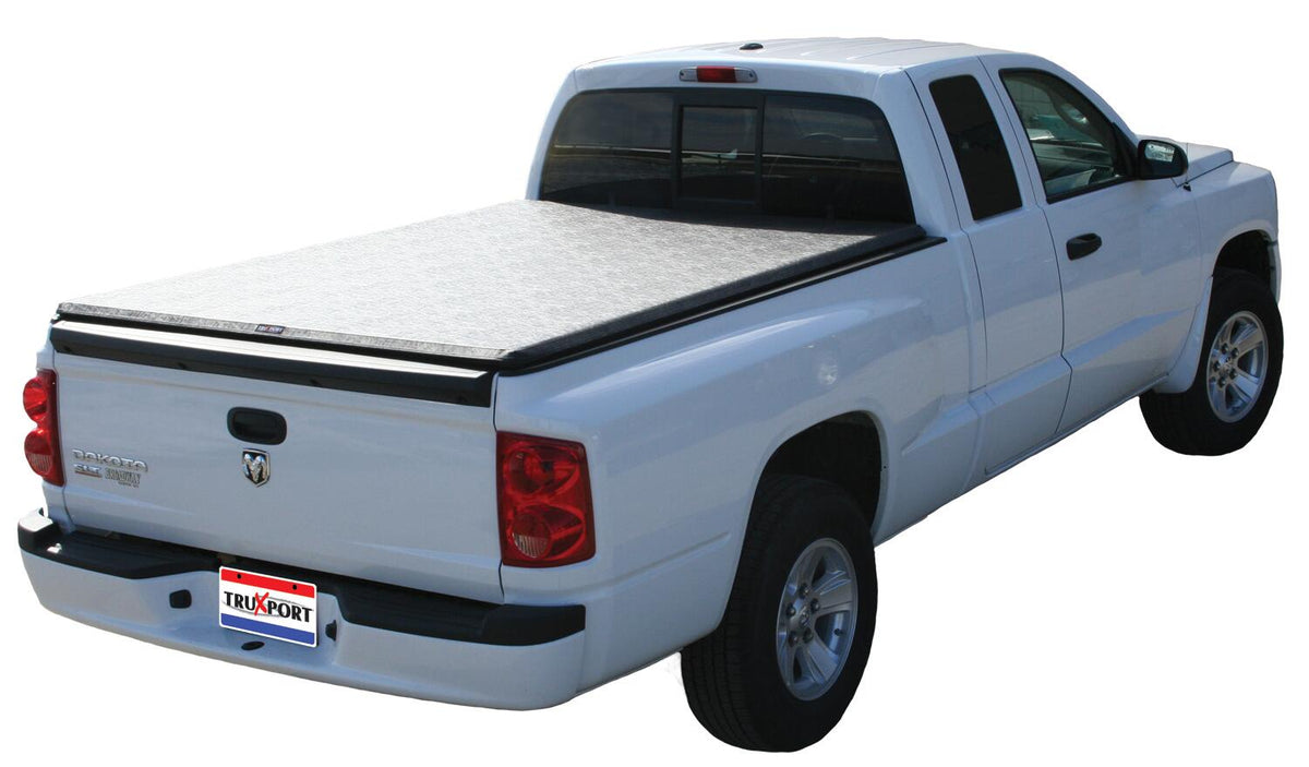 TruXport Tonneau Cover Black 2000-2007 Dodge Dakota Quad Cab/2006-2008 Mitsubishi Raider Double Cab 5 Foot Bed Truxedo