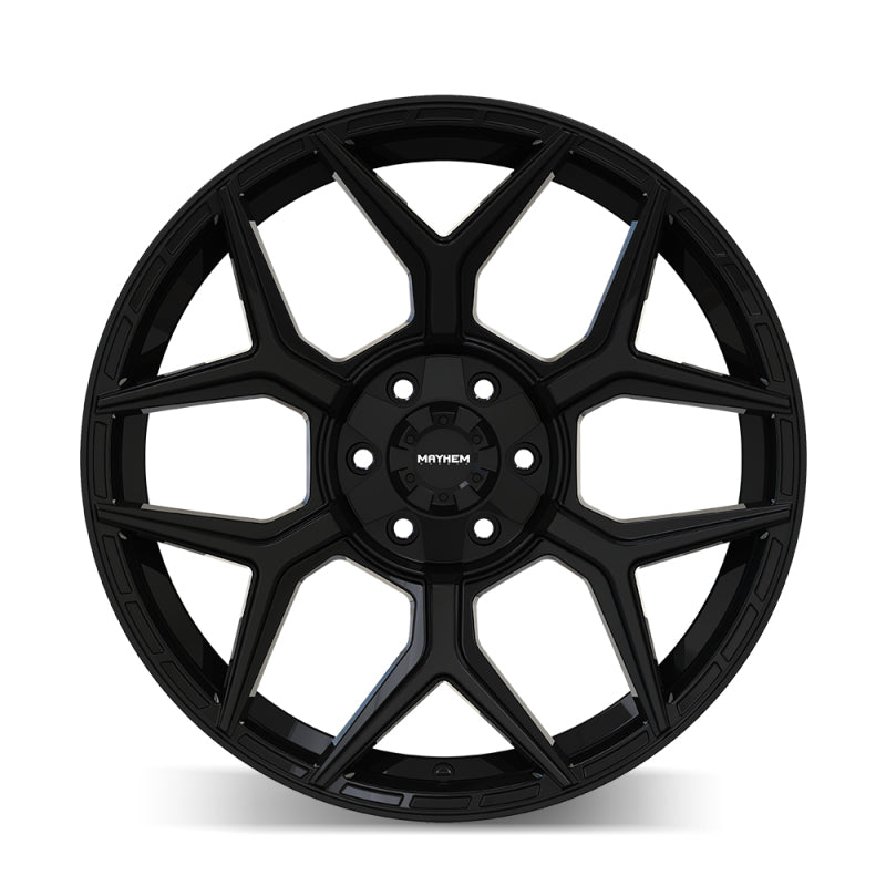 Mayhem Vanquish 8119 20X9.5 / 5x127/5x139.7 / 0mm Offset / 78.1mm Hub - Gloss Black