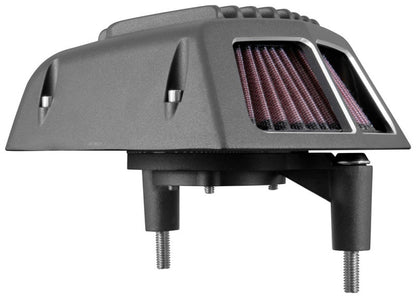 K&N Street Metal Intake System for 08-16 Harley-Davidson Touring Models - Shaker Black