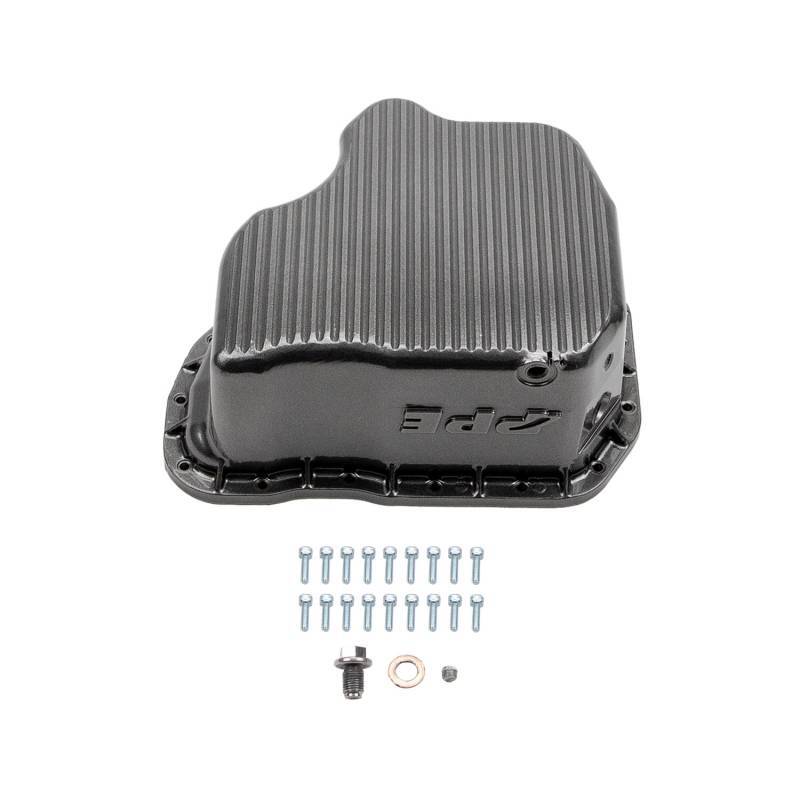 Wehrli 01-10 GM Duramax WCFab X PPE High Capacity Aluminum Oil Pan - Chevy Orange