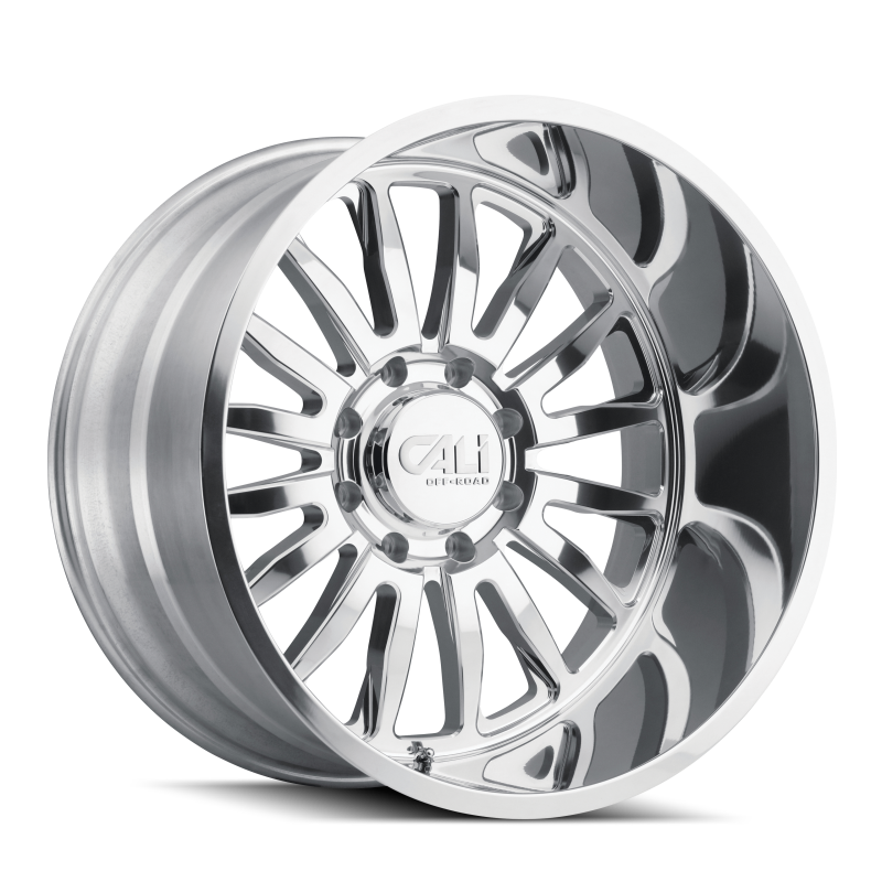 Cali Off-Road 9110 Summit 22x10 / 8x165.1 BP / 0mm Offset / 125.2mm Hub Polished Wheel