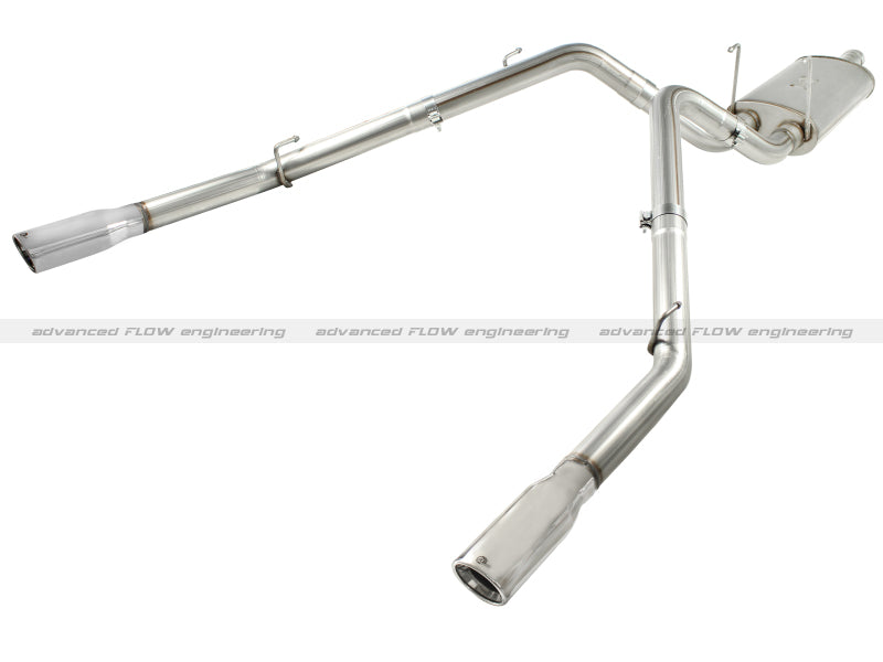 aFe MACH Force XP Exhausts Cat-Back SS-409 EXH CB Dodge Ram 1500 5.7L HEMI 09-13 Polished