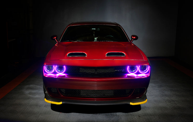Oracle Dodge Challenger 15-21 LED Waterproof Halo Kit - ColorSHIFT w/ Simple Controller