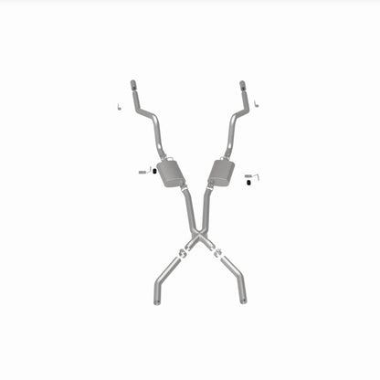 MagnaFlow Sys Cat-Back 70-72 Mopar E-Body 2.5 Cuda