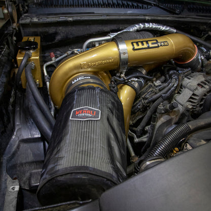 Wehrli 01-04 Chevrolet 6.6L LB7 Duramax S400 Twin Turbo Kit (No Turbo) - Bronze Chrome