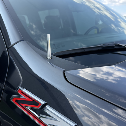 Wehrli 07.5-19 Chevrolet 6.6L Duramax Billet TIG Torch Stubby Antenna - Bronze Chrome