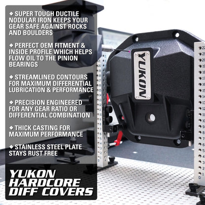 Yukon Gear Hardcore Nodular Iron Cover for Rear GM 8.6in w/8mm Cover Bolts