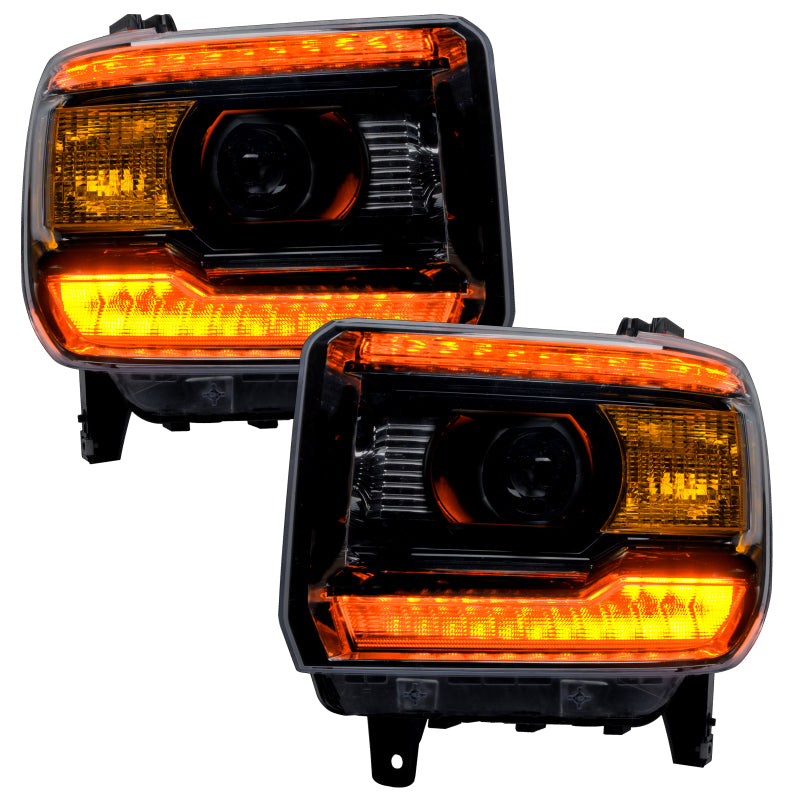 Oracle 14-15 GMC Sierra Headlight DRL Upgrade Kit - ColorSHIFT