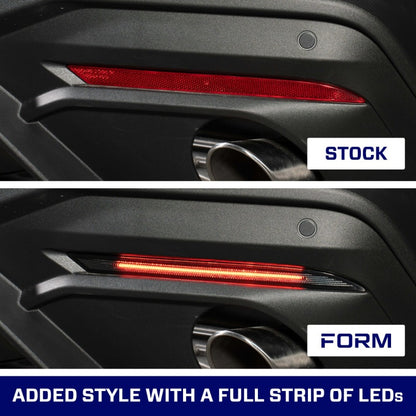 Form Lighting 2018+ Mustang LED Rear Reflector Red (Pair)