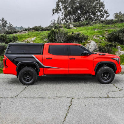 Westin EXP Truck Cap COMPLETE KIT A + B (22-25 Toyota Tundra CC 5.5ft. Bed) - Black
