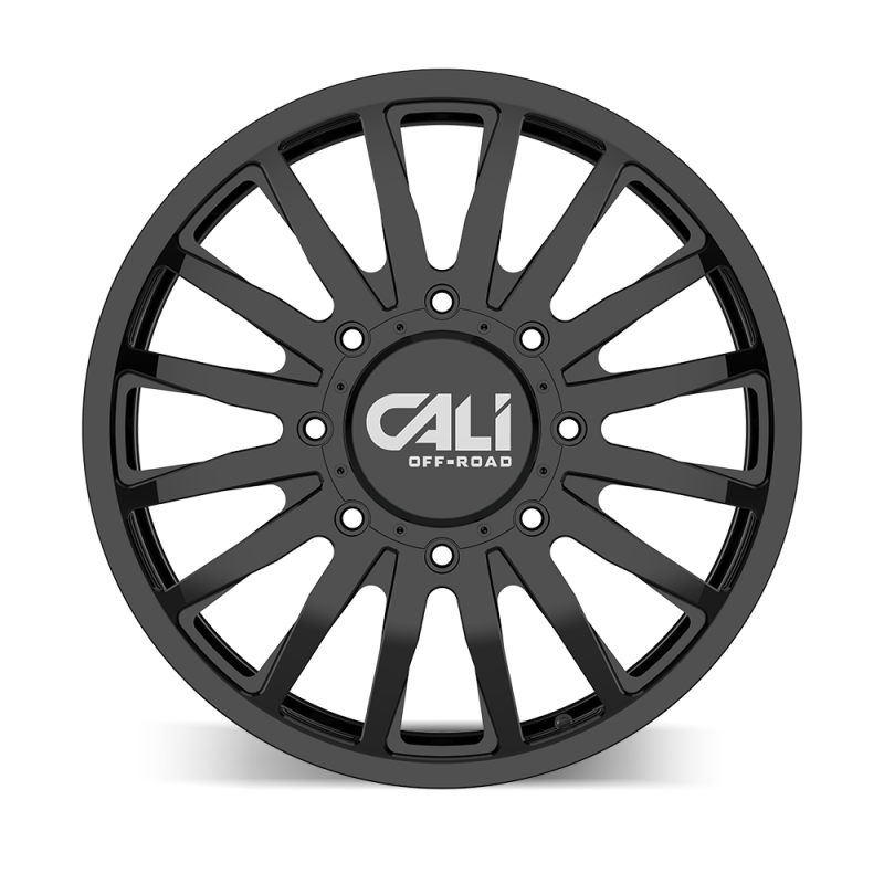 Cali Off-Road 9110D Summit Dually 22x8.25 / 8x200 BP / 115mm Offset / 142mm Hub Gloss Black Wheel