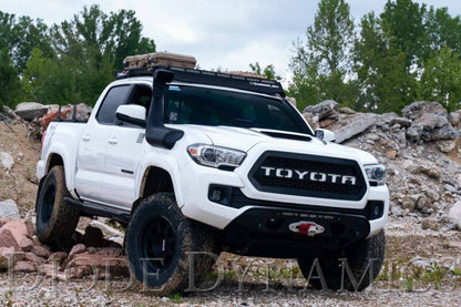 Diode Dynamics 16-21 Toyota Tacoma Stage Series 2in LED Ditch Light Kit - Sport Yellow Combo