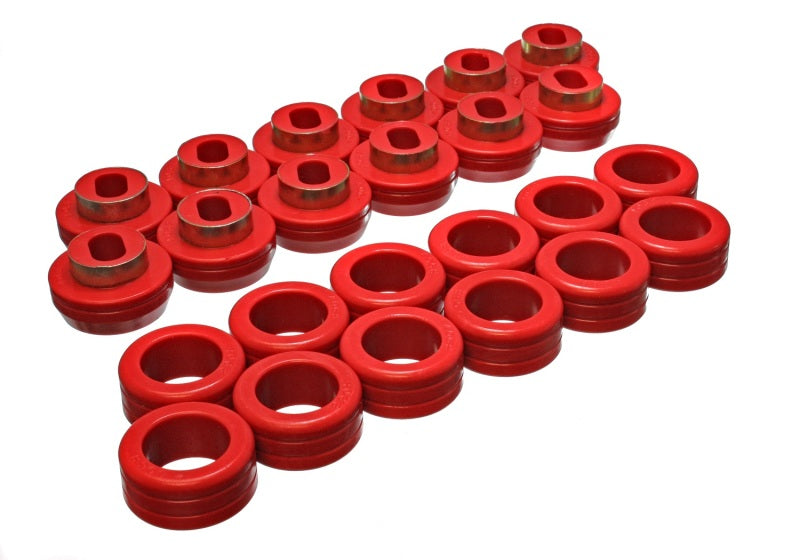 Energy Suspension GM Body Mount Set - Red