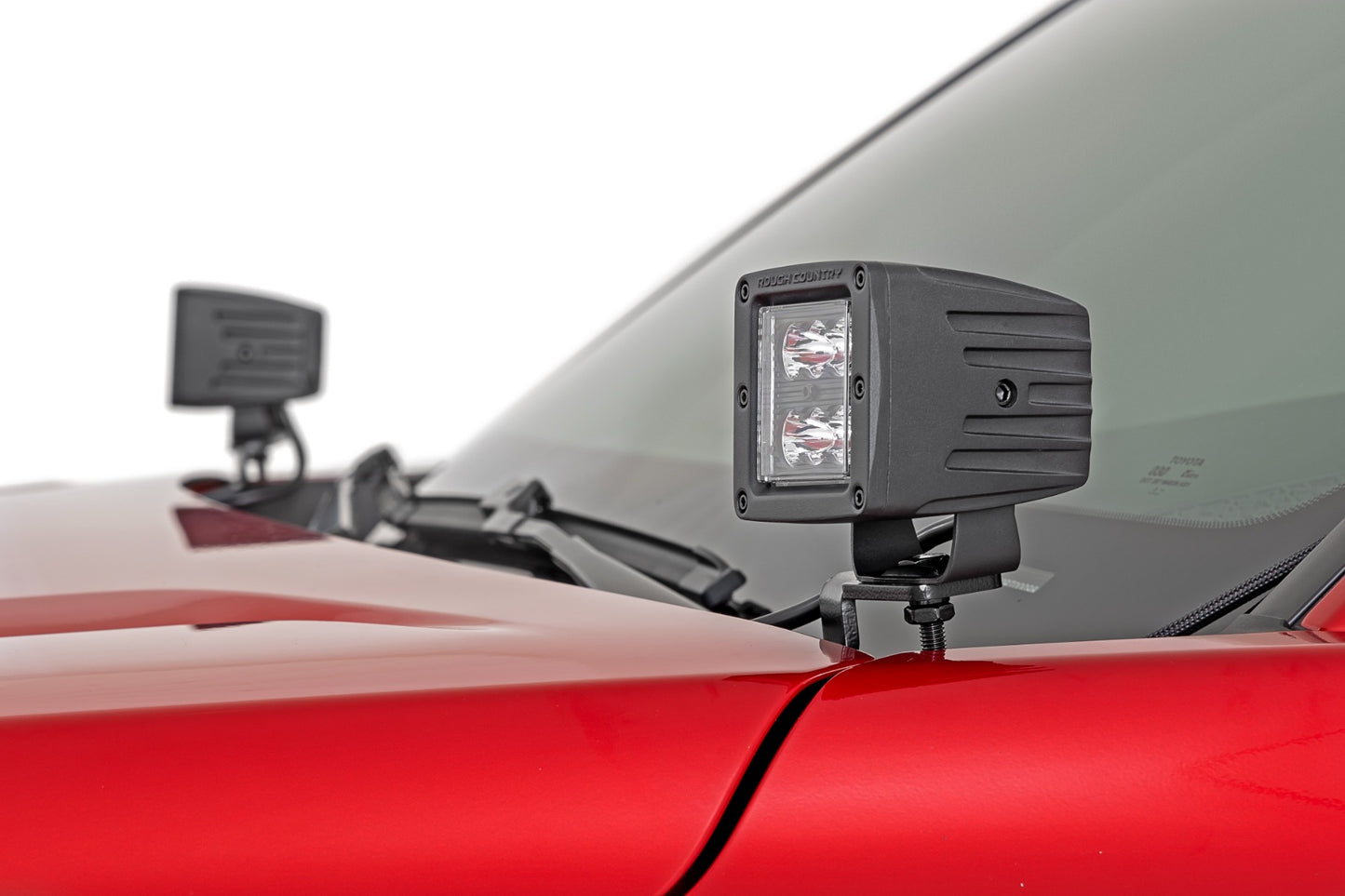 LED Light Kit | Ditch Mount | 2" Black Pair | Flood | Toyota Tacoma (24-26)