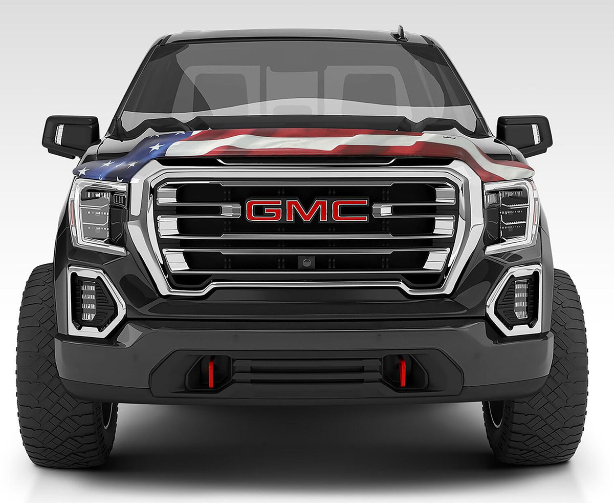 Vigilante Hood Protector American Flag 19-26 GMC Sierra 1500 Stampede