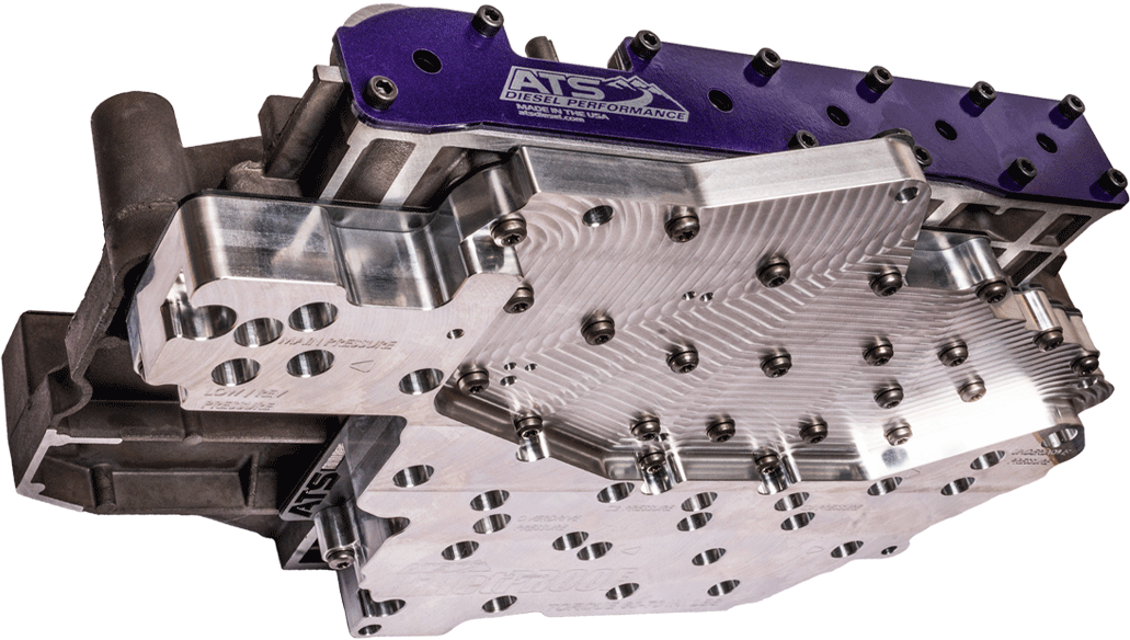 ATS 68RFE Billet Channel Plate Valve Body Assembly with Solenoid Pack 19-20 RAM 6.7L Cummins
