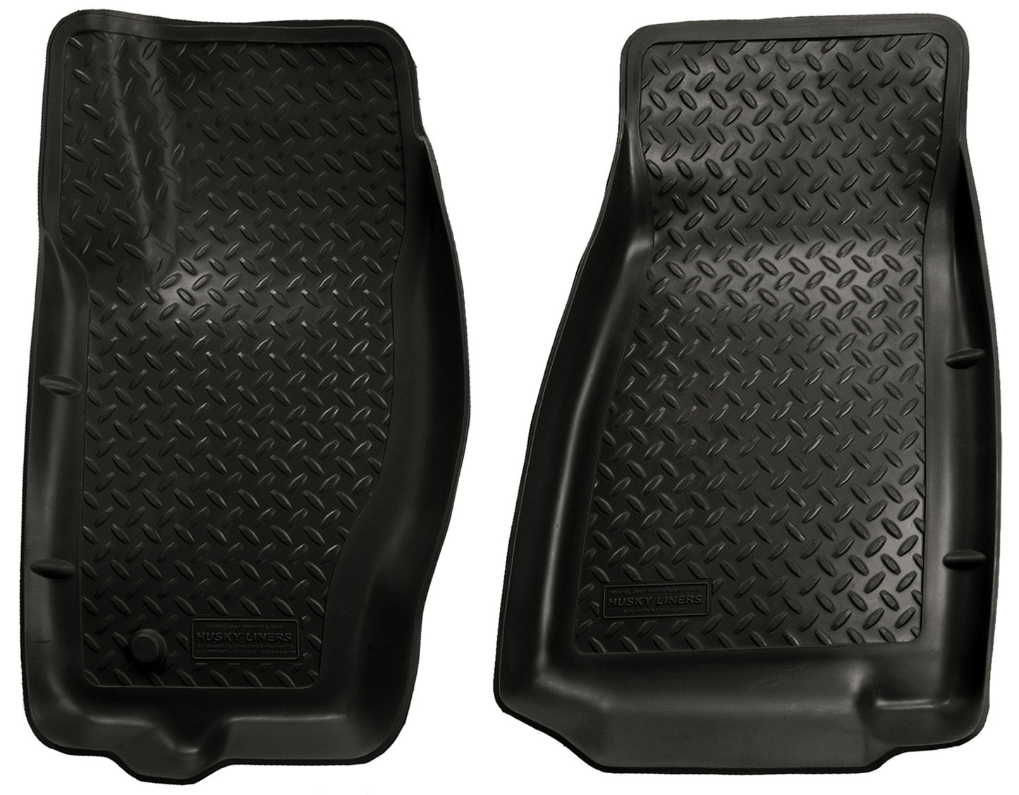 Classic Style Front Floor Liners For 2005-2010 Jeep Grand Cherokee 2007-2010 Jeep Commander Husky Liners