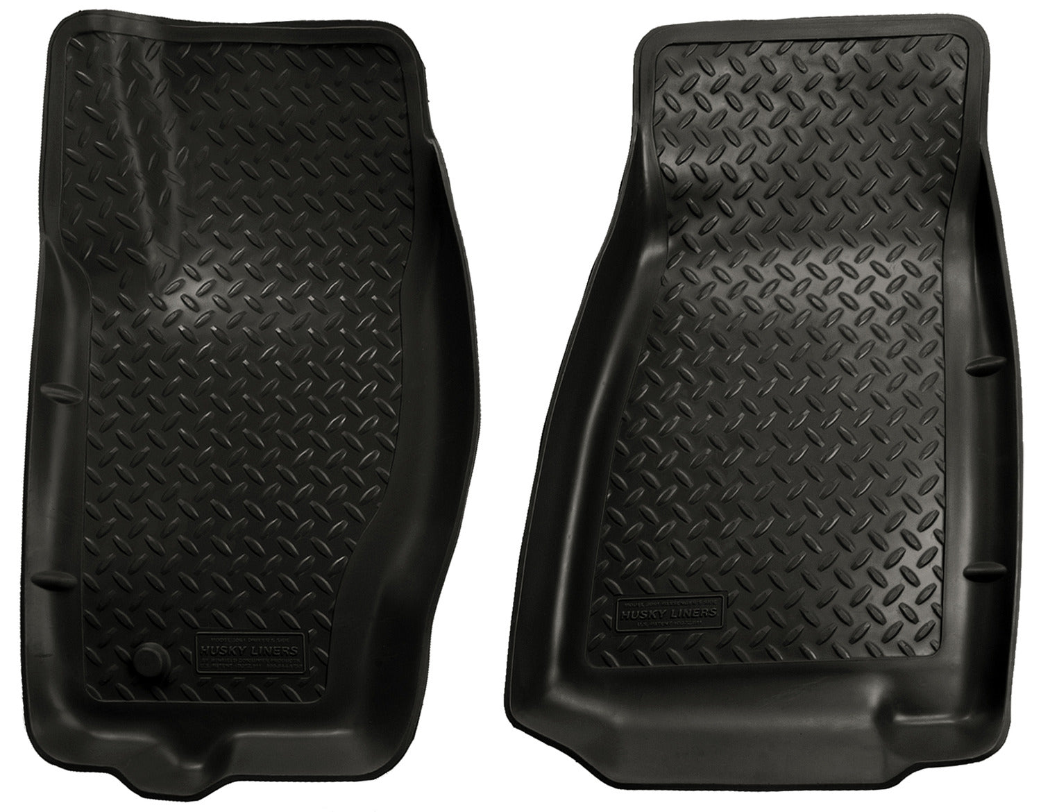 Classic Style Front Floor Liners For 2005-2010 Jeep Grand Cherokee 2007-2010 Jeep Commander Husky Liners
