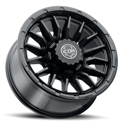 ICON Alloys Cajon 20x9 / 8x170 / 6mm / 5.25in BS Double Black Wheel