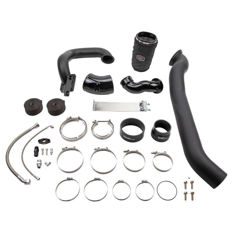 Wehrli 03-07 Cummins 5.9L Twin Turbo Kit S400/Stock - Candy Red