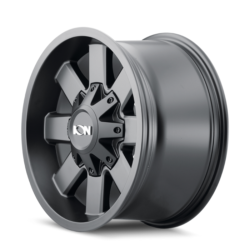 ION 141 18x9 / 8x165.1 BP / 18mm Offset / 125.2mm Hub Satin Black Wheel