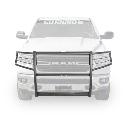 3100 Series StepGuard with Brush Guards Textured Black 2019-2024 Ram 1500 Go Rhino